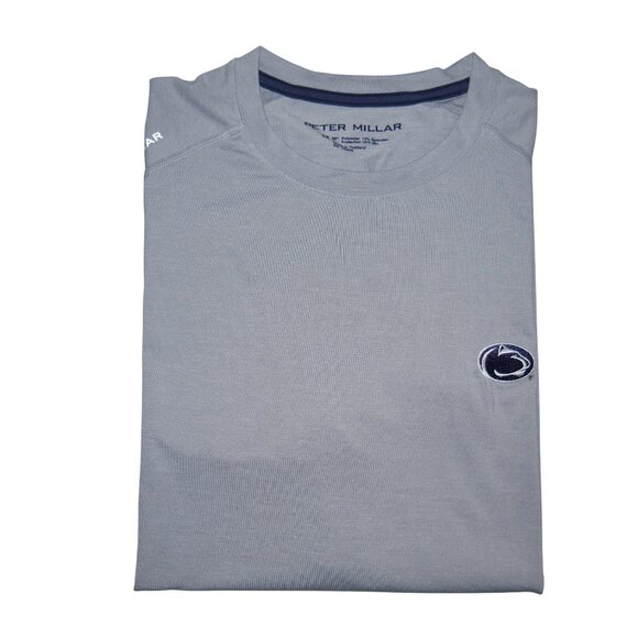 Peter Millar Aurora Performance Shirt Mens Size M Penn State Lions UPF 50+ - Picture 2 of 10